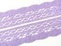 Cotton bobbin lace 75077, width 32 mm, purple III - 4/5
