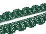 Cotton bobbin lace 75088, width 27 mm, green - 4/4