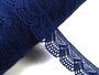 Cotton bobbin lace 75098, width 45 mm, blue - 4/5