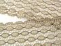 Cotton bobbin lace 75121, width 80 mm, beige/dark beige - 4/4
