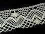 Cotton bobbin lace 75132, width 65 mm, ecru - 4/6