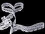 Cotton bobbin lace 75133, width 19 mm, white - 4/5