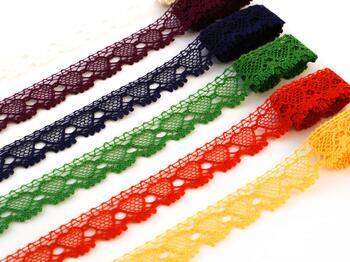 Cotton bobbin lace 75133, width 19 mm, violet - 4