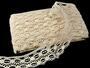 Cotton bobbin lace 75178, width 52 mm, ecru - 4/4