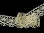 Cotton bobbin lace 75238, width 51 mm, cream - 4/4