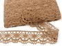 Bobbin lace No. 75238 dark beige | 30 m - 4/5