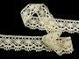 Cotton bobbin lace 75238, width 51 mm, ecru - 4/5