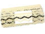 Bobbin lace No. 75251 creamy/dark brown | 30 m - 4/4
