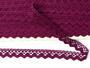 Cotton bobbin lace 75259, width 17 mm, violet - 4/4
