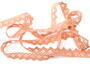 Cotton bobbin lace 75259, width 17 mm, salmon - 4/4