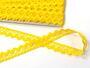 Cotton bobbin lace 75259, width 17 mm, yellow - 4/5