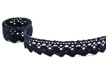 Bobbin lace No. 75260 black | 30 m - 4