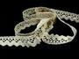 Cotton bobbin lace 75260, width 22 mm, ecru - 4/4