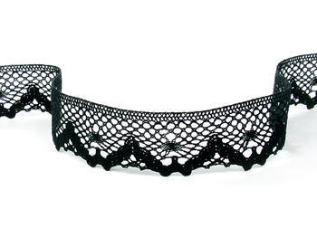 Bobbin lace No. 75261 black | 30 m - 4