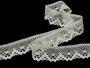 Cotton bobbin lace 75261, width 40 mm, ivory - 4/5