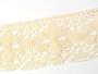 Cotton bobbin lace 75290, width 85 mm, ecru - 4/4
