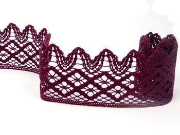 Bobbin lace No. 75293 violet | 30 m - 4