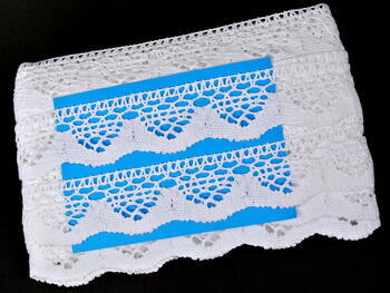 Bobbin lace No. 75300 white | 30 m - 4