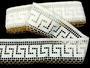 Bobbin lace No. 75303 white/metalic yarn gold | 30 m - 4/5