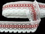 Bobbin lace No. 75335 white/rose | 30 m - 4/5