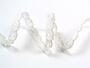 Cotton bobbin lace 75337, width 8 mm, white/Lurex gold - 4/4