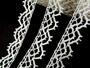 Cotton bobbin lace 75346, width 15 mm, ivory - 4/4