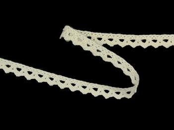 Cotton bobbin lace 75361, width 9 mm, ecru - 4
