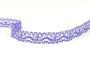 Cotton bobbin lace 75395, width 16 mm, purple II - 4/4
