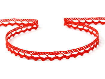 Bobbin lace No. 75397 red | 30 m - 4