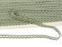 Cotton bobbin lace 75397, width 9 mm, dark linen gray - 4/4