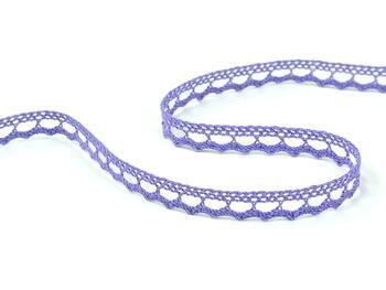 Cotton bobbin lace 75397, width 9 mm, purple II - 4