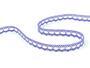 Cotton bobbin lace 75397, width 9 mm, purple II - 4/6