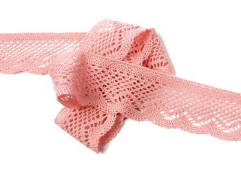 Bobbin lace No. 75414 pink | 30 m - 4