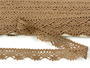Bobbin lace No. 75423 dark beige | 30 m - 4/4
