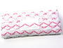 Bobbin lace No. 75423 white/fuchsia | 30 m - 4/5