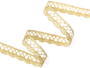 Bobbin lace No. 75428/75099 gold+white | 30 m - 4/5