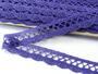 Cotton bobbin lace 75428, width 18 mm, purple II - 4/5