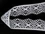 Cotton bobbin lace 75430, width 66 mm, white - 4/4