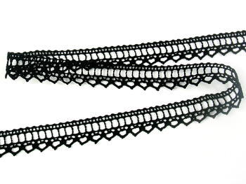 Bobbin lace No. 75445 black | 30 m - 4