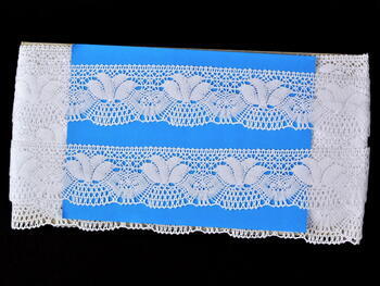 Bobbin lace No. 75498 white | 30 m - 4