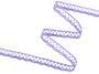 Cotton bobbin lace 75512, width 10 mm, purple II - 4/4