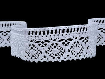 Bobbin lace No. 75559 white | 30 m - 4