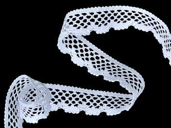 Bobbin lace No. 75592 white | 30 m - 4