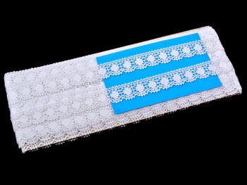 Bobbin lace No. 81014 white | 30 m - 4