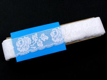 Bobbin lace No. 81094 white | 30 m - 4