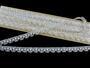 Cotton bobbin lace 81197, width 11 mm, white/Lurex gold - 4/4