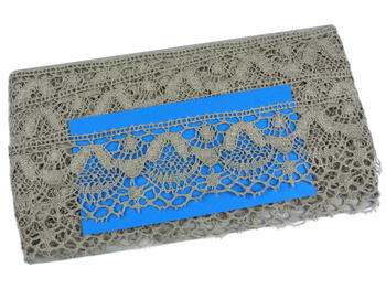 Bobbin lace No. 81289 natural linen | 30 m - 4