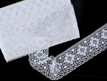 Bobbin lace No. 81679 white | 30 m - 4