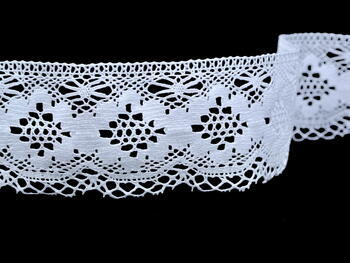 Bobbin lace No. 81669 white | 30 m - 4