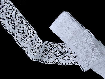 Bobbin lace No. 81911 white | 30 m - 4